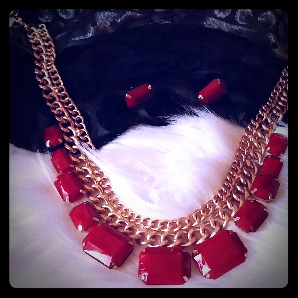 Charming Charlies necklace and earring set